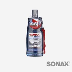 SONAX Xtreme Shampoo 2 in 1 1l mit Mikrofaser Waschhandschuh