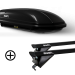 OWEN Dachträger schwarz 3.0S PRO & Dachbox 320L ADVANCED - Bundle