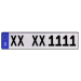 Nummernschild für DE