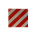 WARNTAFEL für Italien Überlängentafel rot/weiß 50x50cm