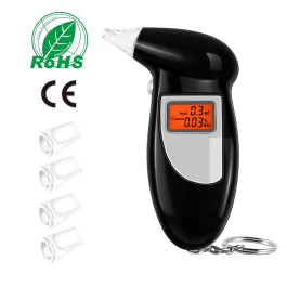 HooJtny Alkoholtester Professional - 4 Mundstücke Inklusive