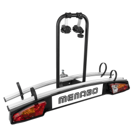 Porte-vélos Attelage MENABO Merak Type S - 3 Vélos (jusqu'à 45kg) - Rabattable & Verrouillable
