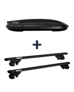 OWEN Dachträger 5.0 schwarz & Dachbox 320L - Bundle
