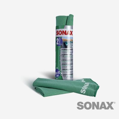 SONAX Microfasertücher PLUS Innen & Scheibe 2 Stk.