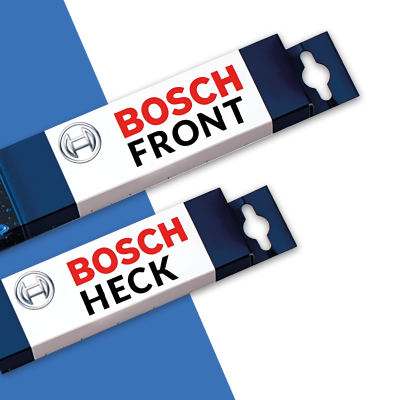 BOSCH Scheibenwischer Front & Heck Set für Golf Variant 04|1999 - 05|2002 (IV)