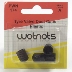 Reifenventil-Staubschutzkappen für PKW - Kunststoff schwarz